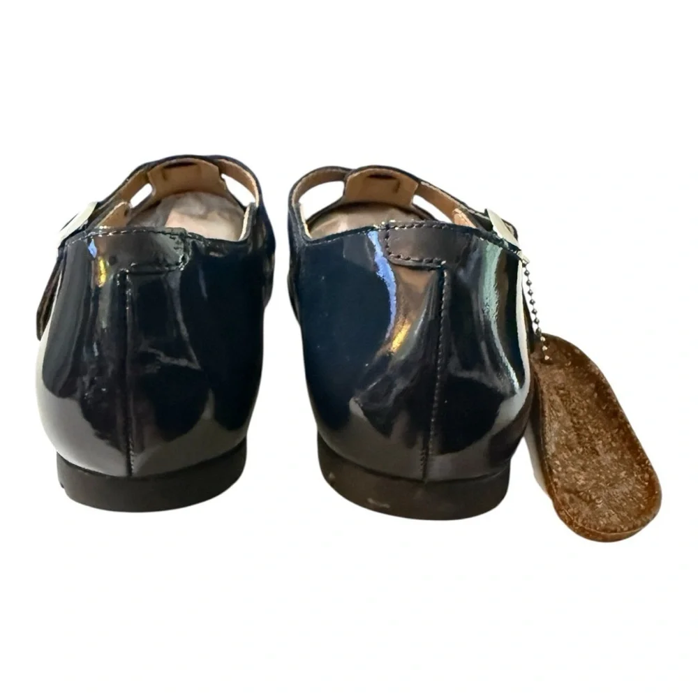 Birkenstock Tickel Patent Navy Mary Jane Shoes - Size 37 (US 6)